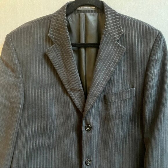 Jones New York Corduroy ribbed sports blazer Sz L 22” PTP - Picture 3 of 12